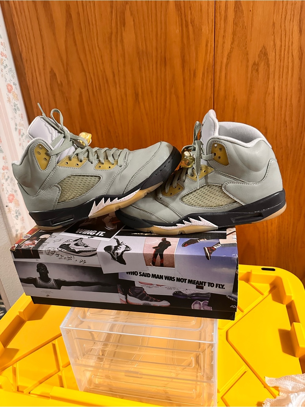 Jordan Air Jordan 5 Retro DC7501-300 Jade Horizon Desert Sand Men's 2022